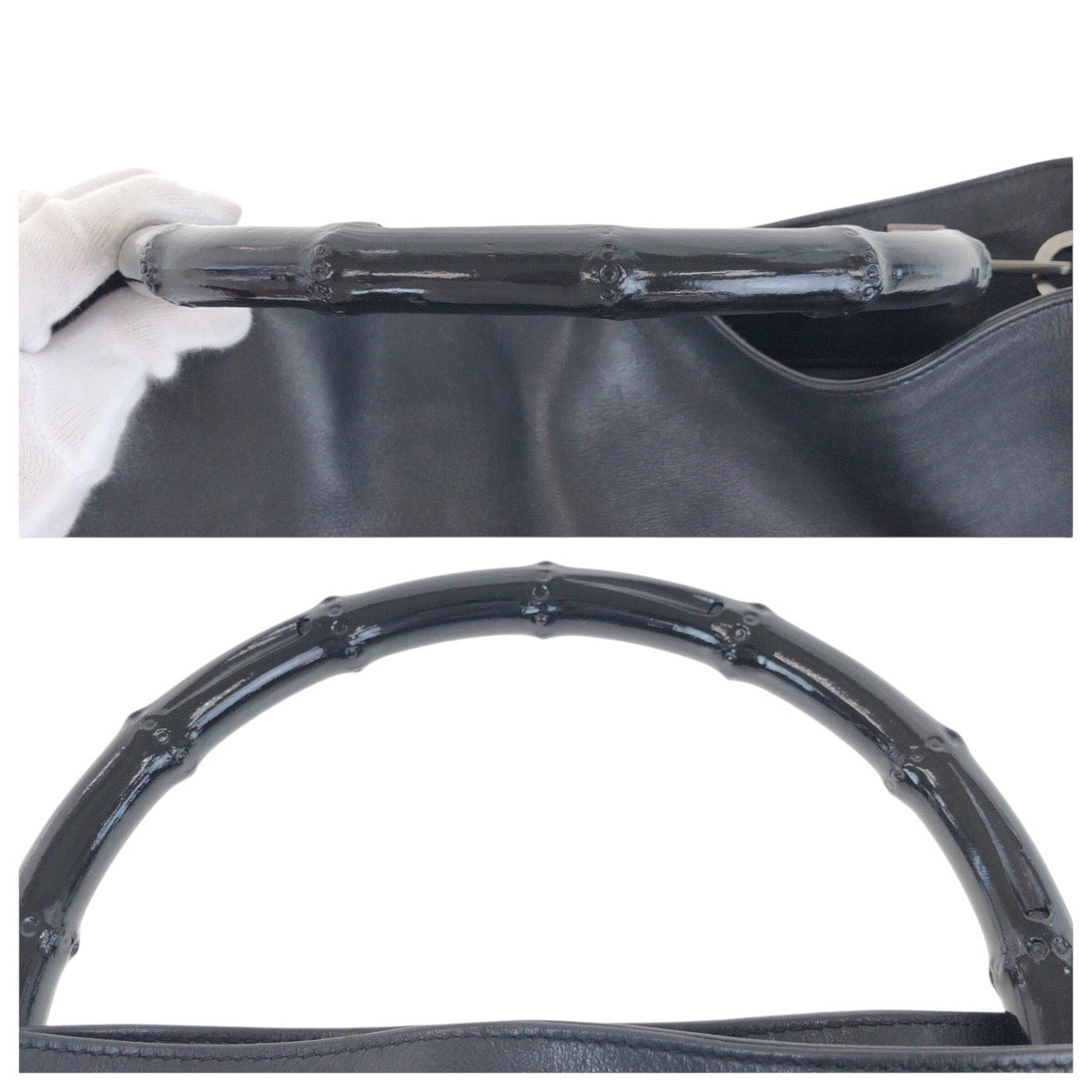 Gucci Bamboo Leather Shoulder Bag