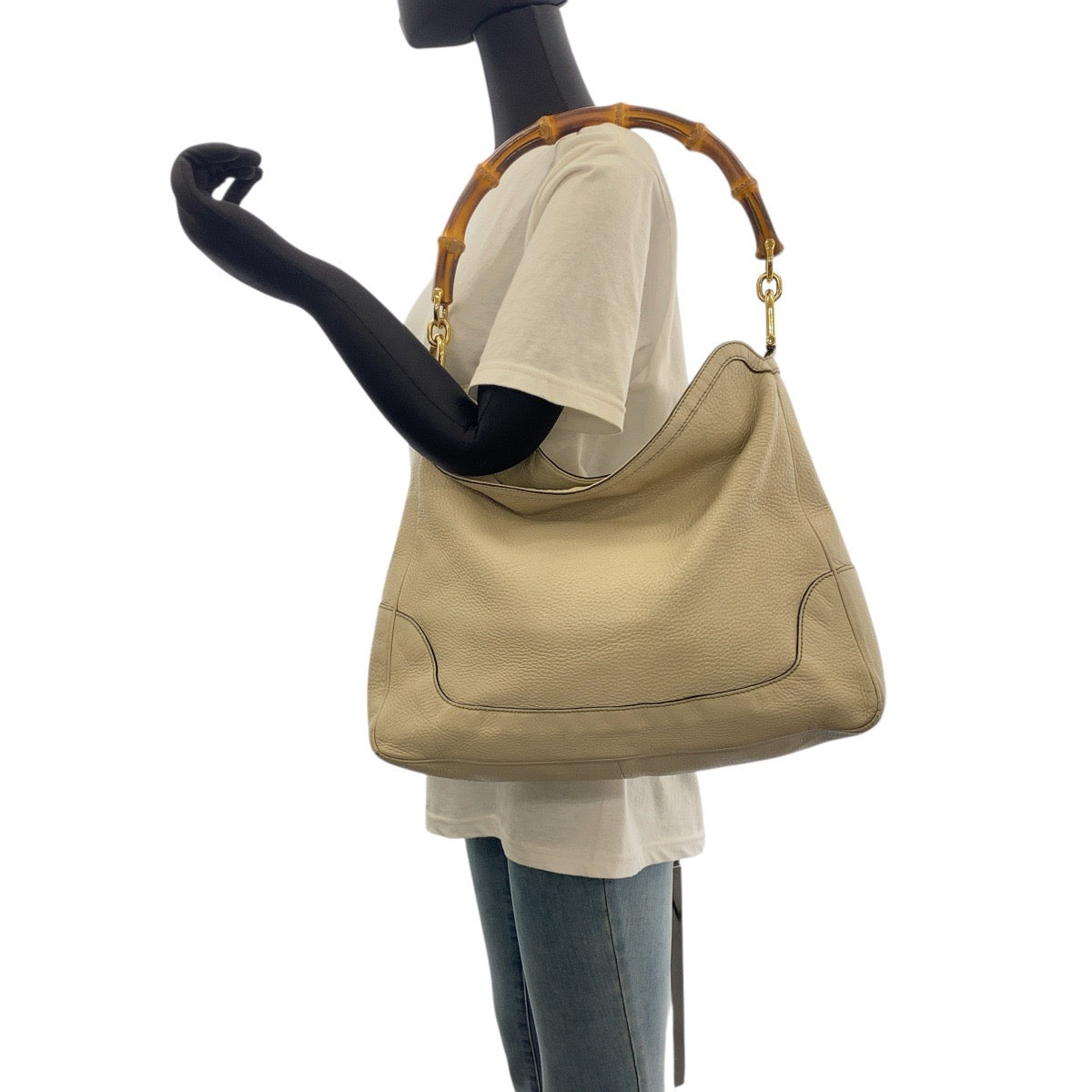 Gucci Bamboo Leather 2way Bag