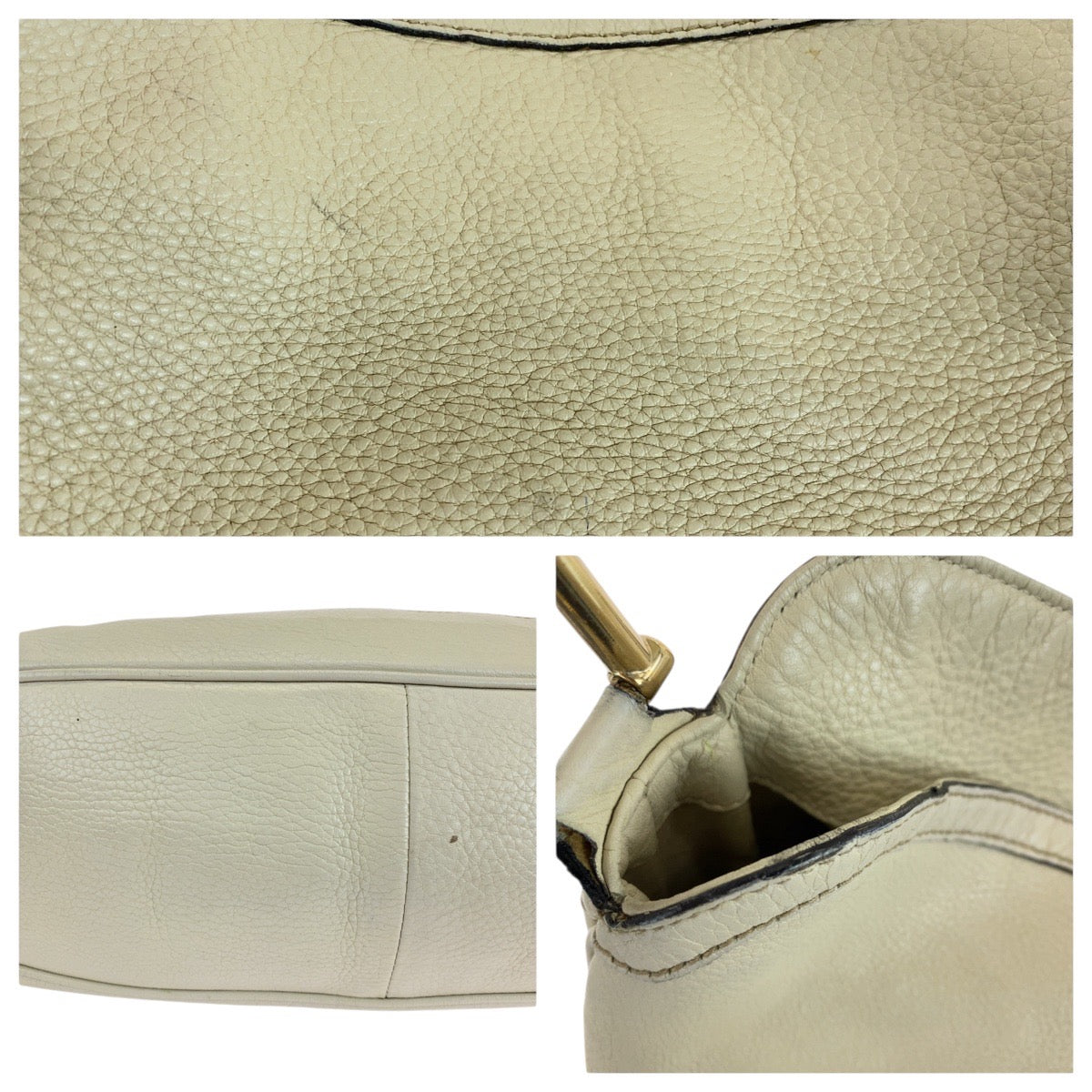 Gucci Bamboo Leather 2way Bag