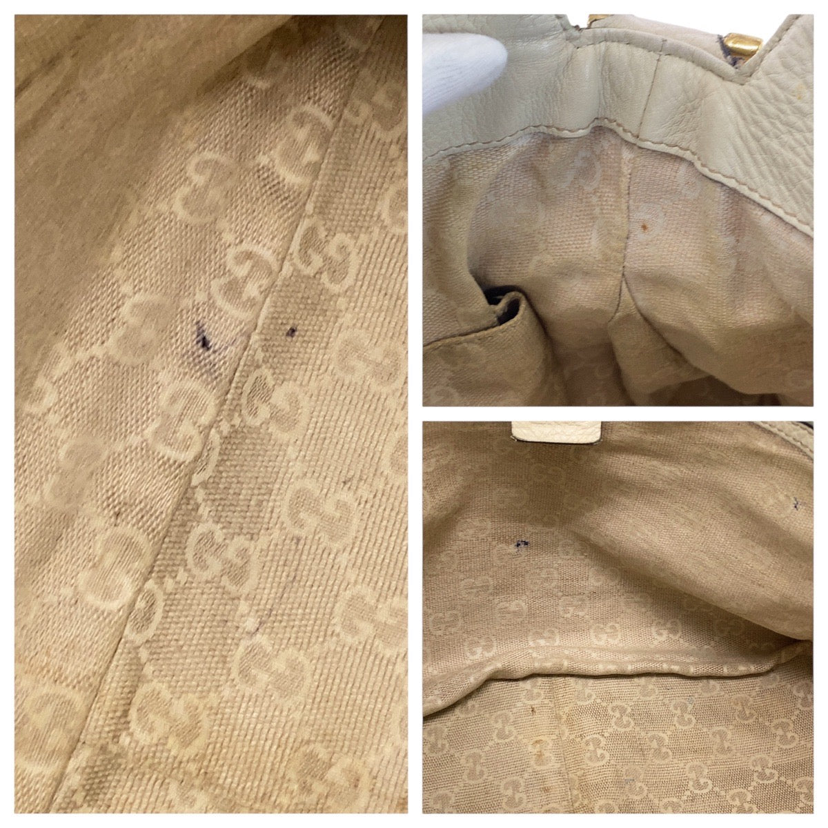 Gucci Bamboo Leather 2way Bag