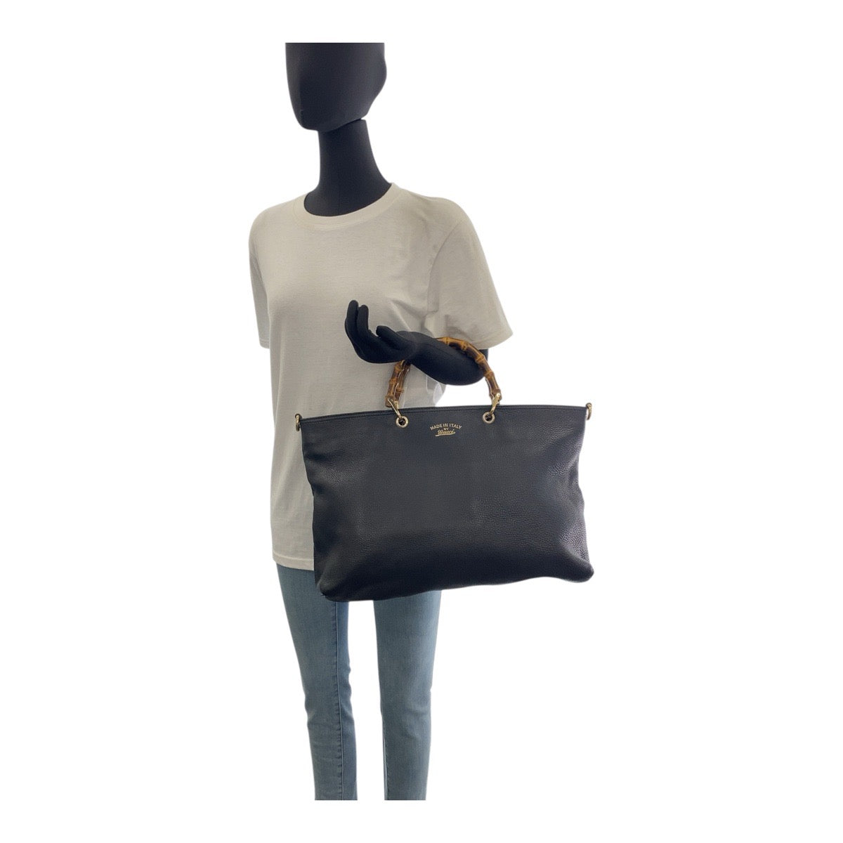 Gucci Bamboo Leather 2way bag