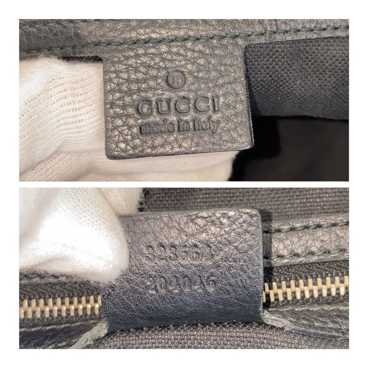 Gucci Bamboo Leather 2way bag