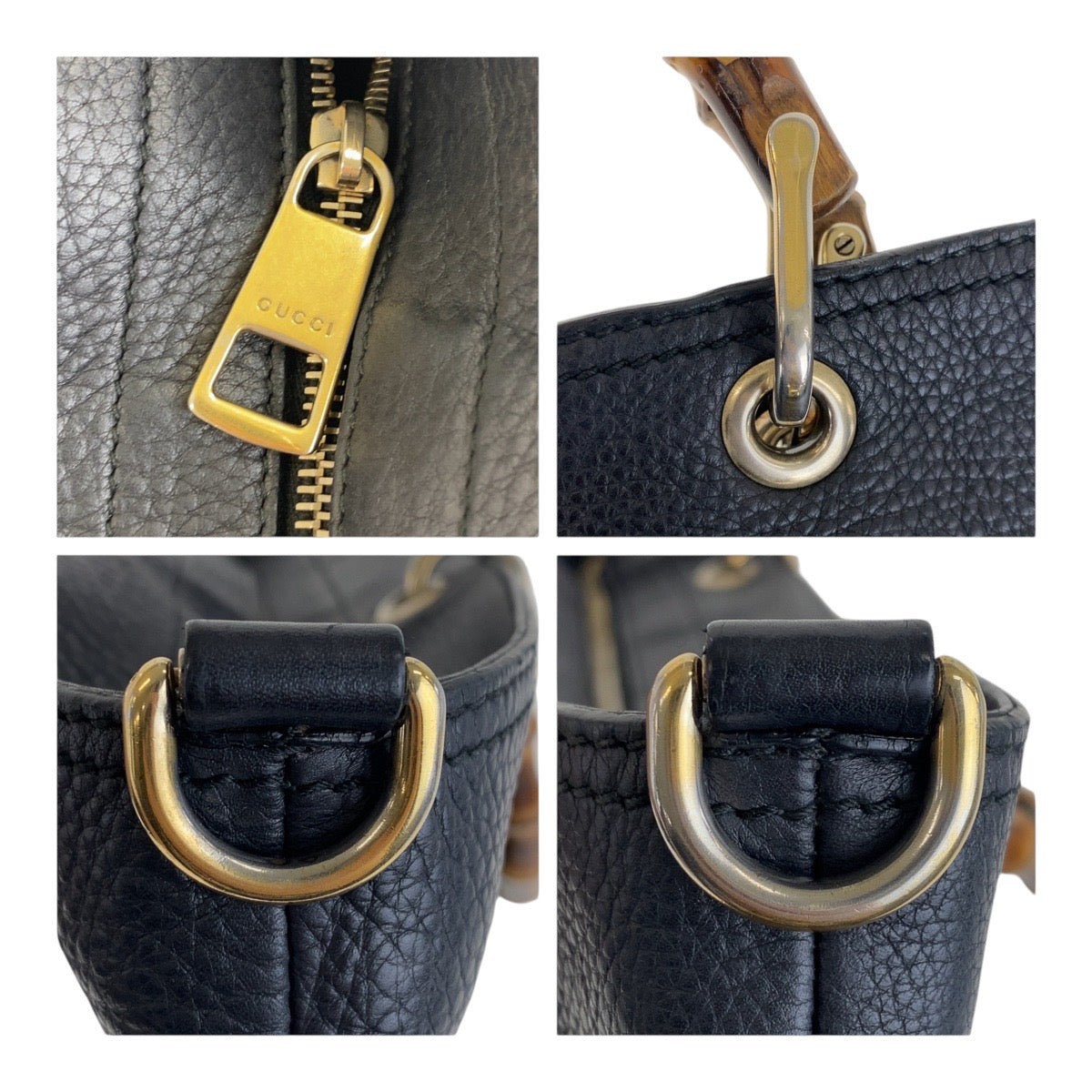 Gucci Bamboo Leather 2way bag