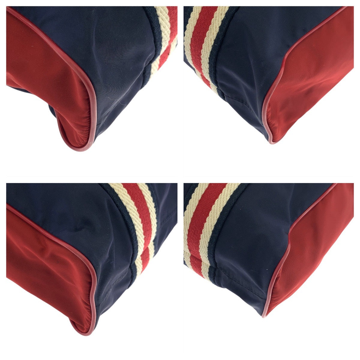 Gucci Crest Sheline Line Nylon 2way Bag