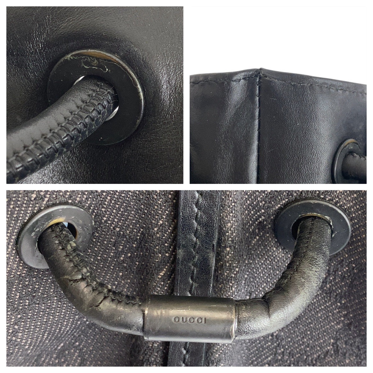 Gucci GG Canvas / Leather Shoulder Bag