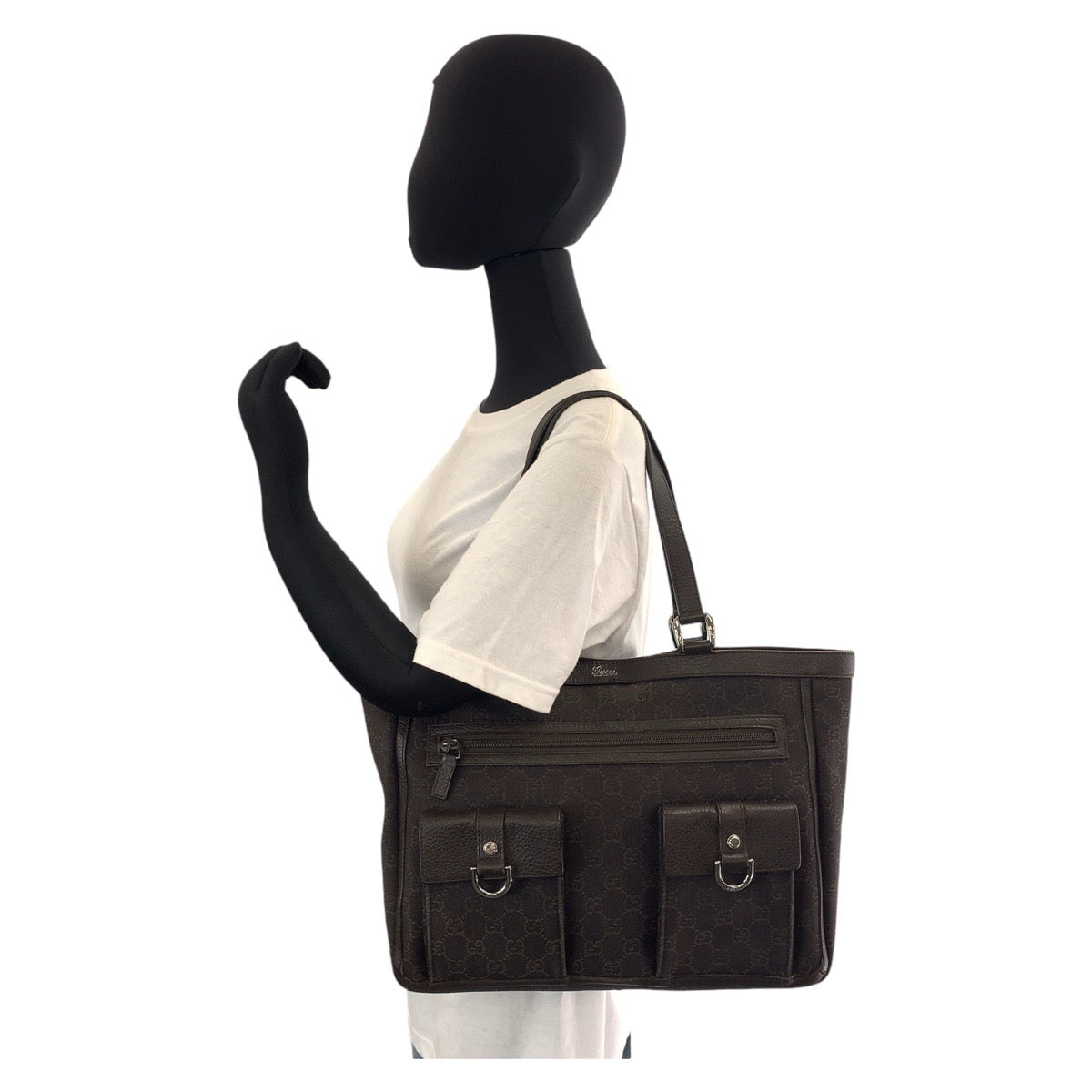 Gucci Abbey GG Canvas 2way tote bag