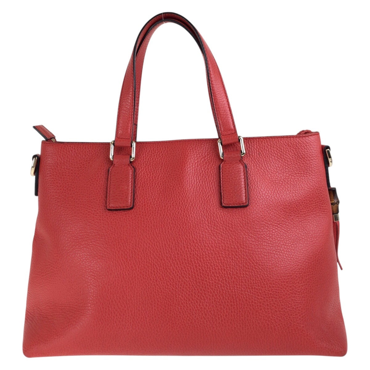 Gucci Bamboo Tassel Leather 2way Bag