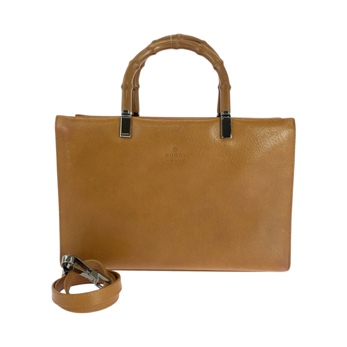 Gucci Bamboo Leather 2way Handbag