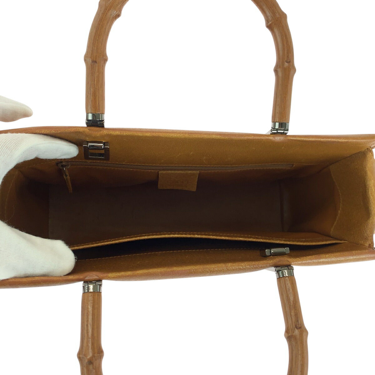 Gucci Bamboo Leather 2way Handbag
