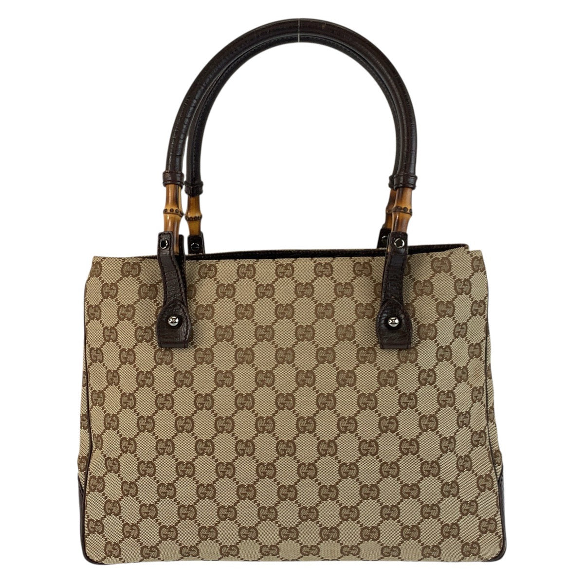Gucci Bamboo GG Canvas 2way Bag