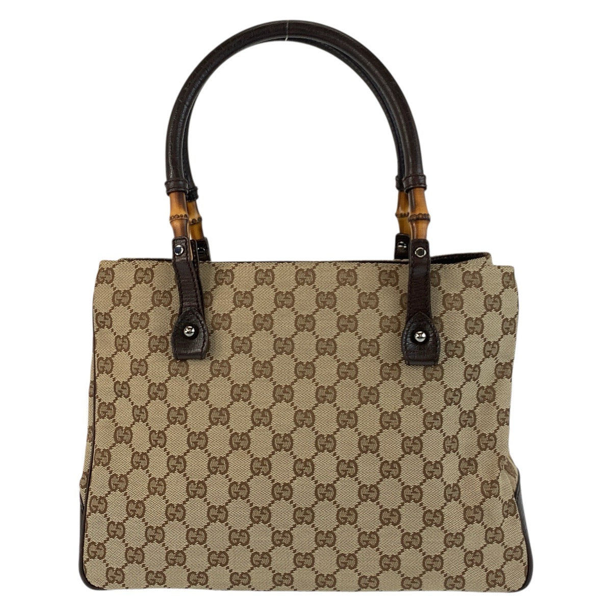 Gucci Bamboo GG Canvas 2way Bag