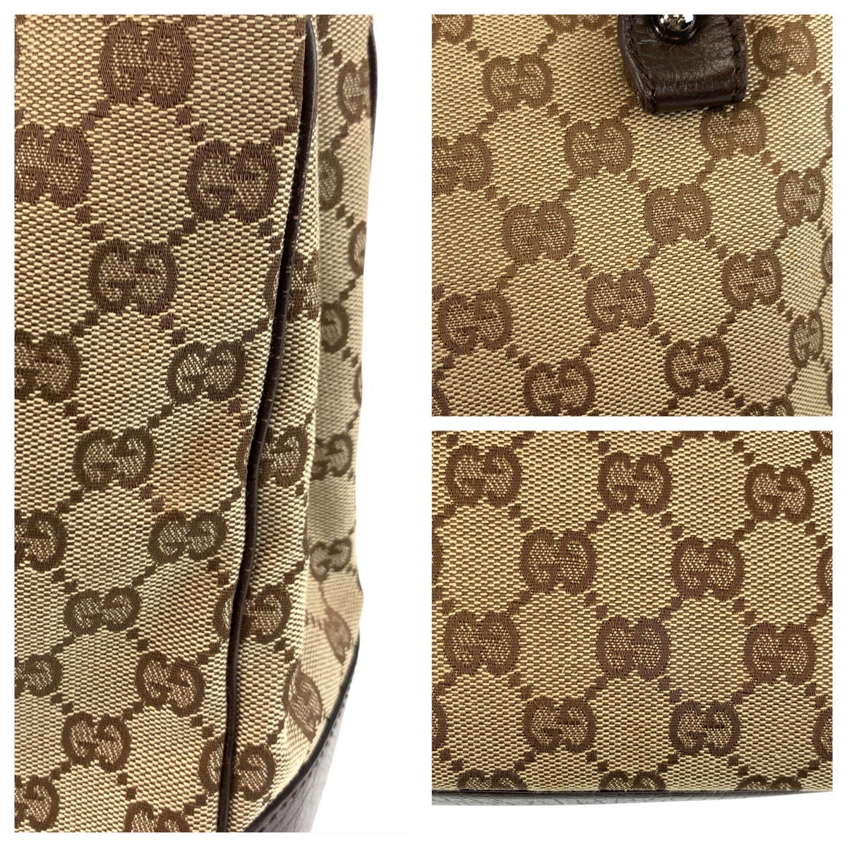 Gucci Bamboo GG Canvas 2way Bag