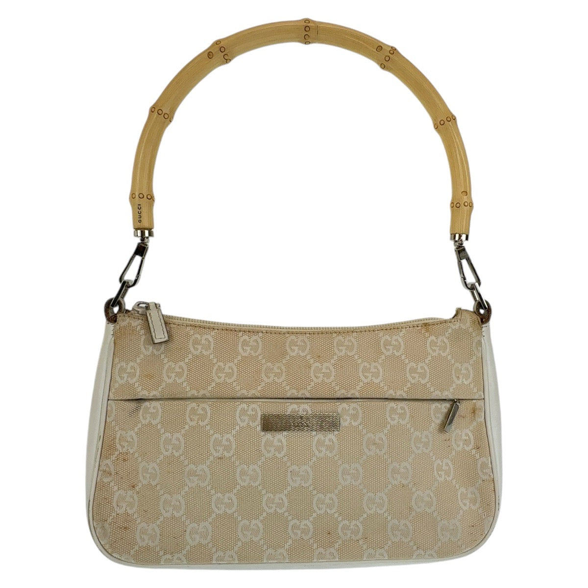 Gucci Bamboo GG Canvas 2way Shoulder Bag