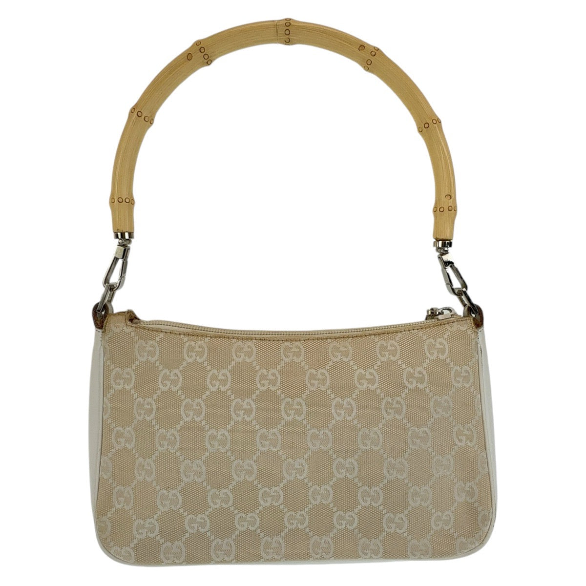 Gucci Bamboo GG Canvas 2way Shoulder Bag