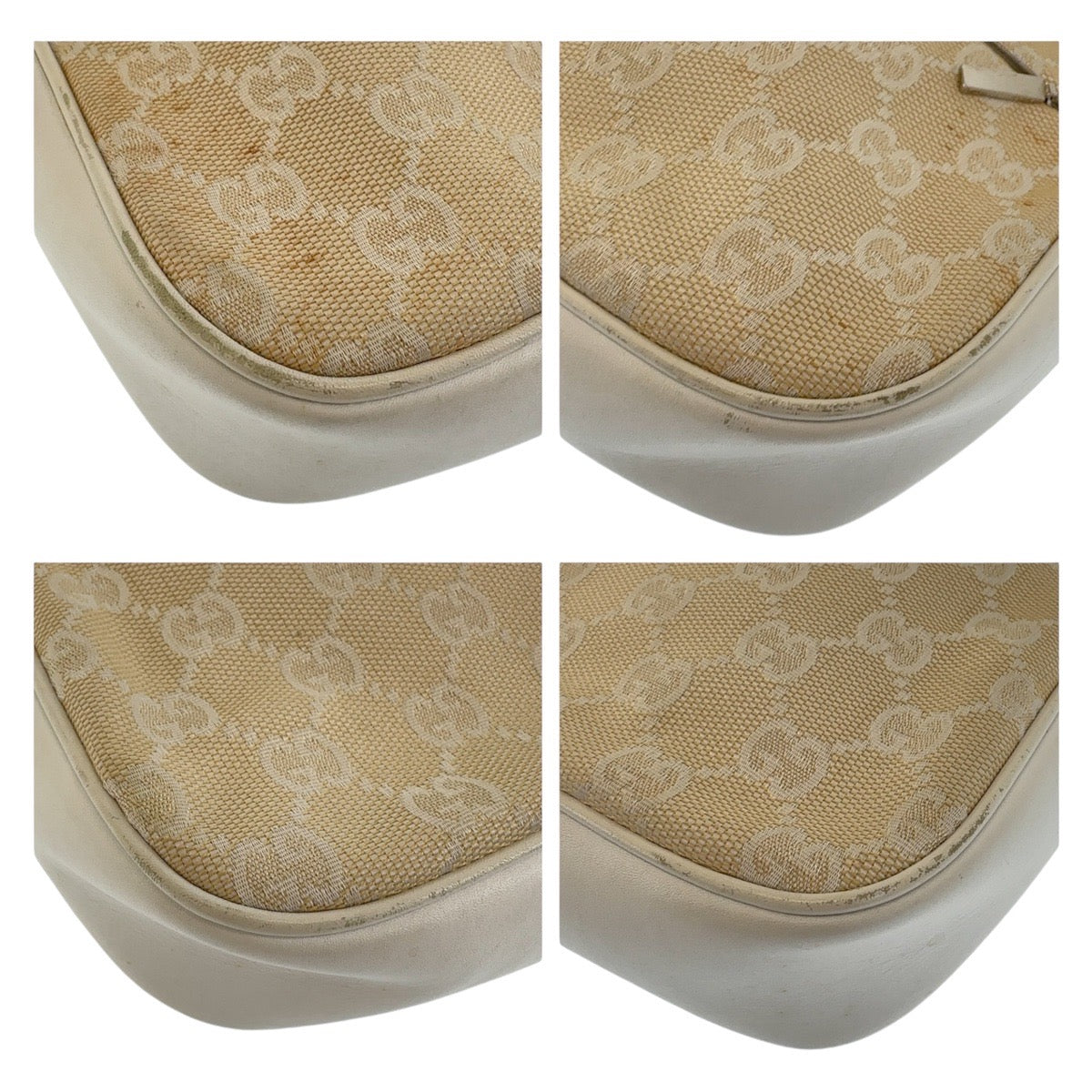 Gucci Bamboo GG Canvas 2way Shoulder Bag