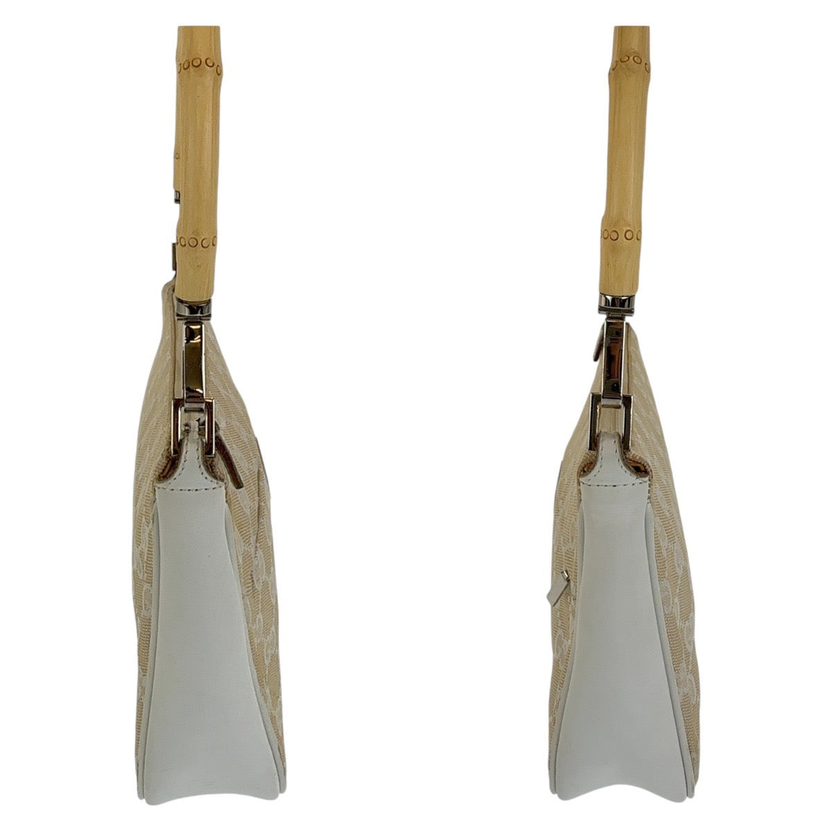Gucci Bamboo GG Canvas 2way Shoulder Bag