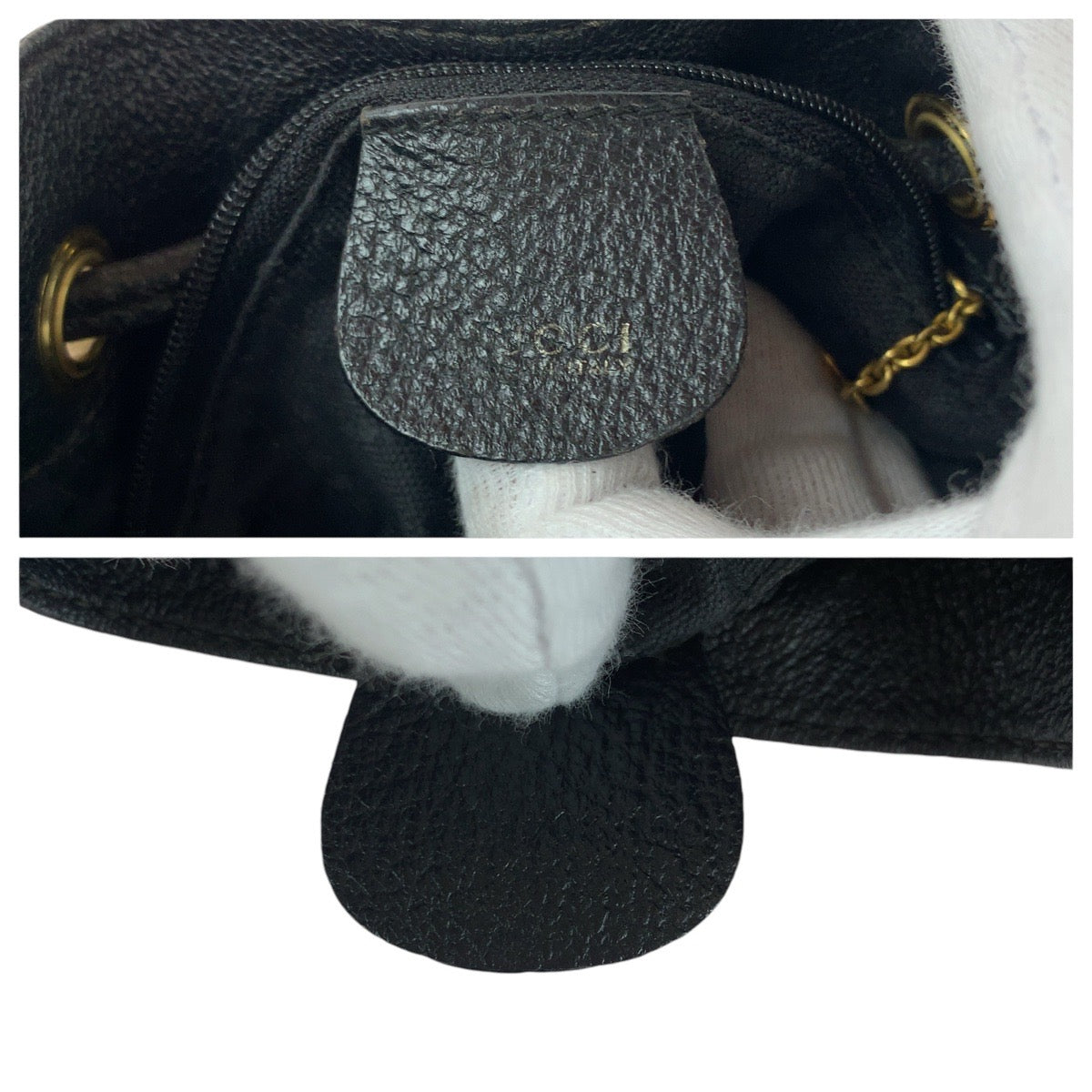 Gucci Bamboo Suede Leather Handbag