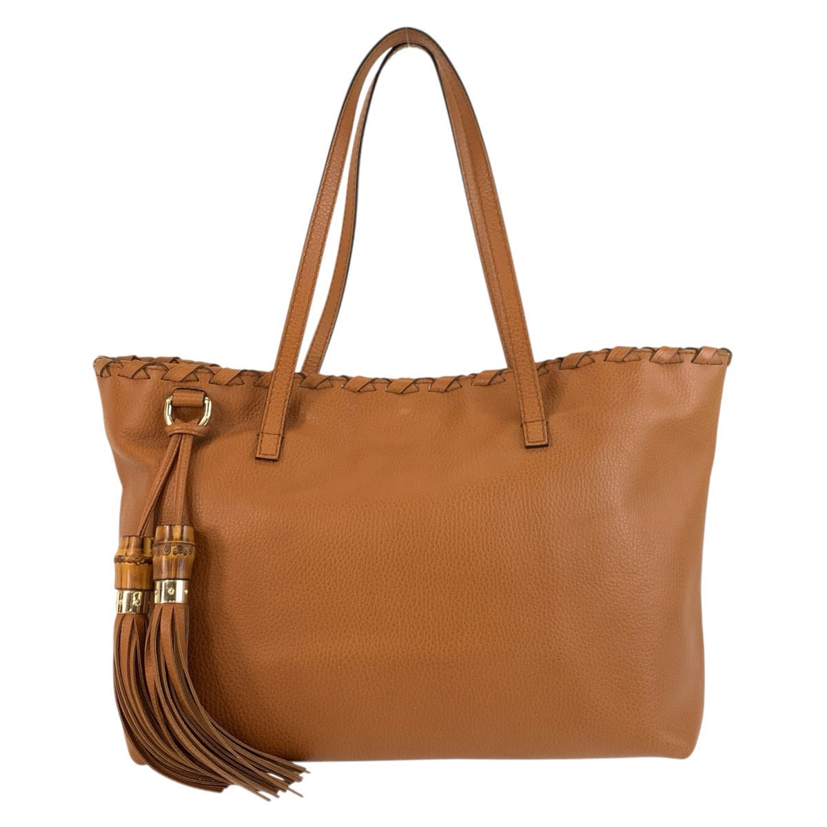 Gucci Bamboo Tassel 2way bag Leather
