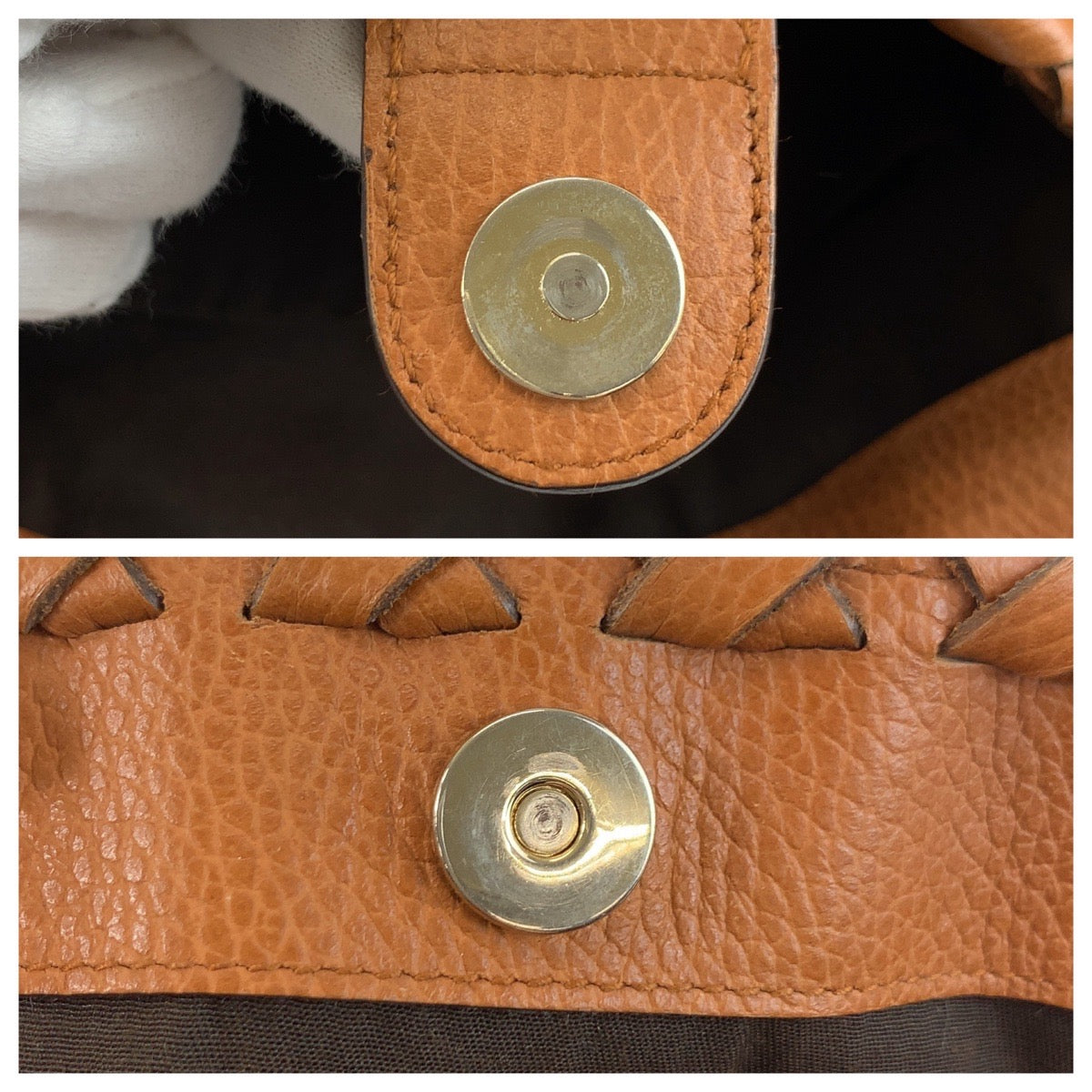 Gucci Bamboo Tassel 2way bag Leather