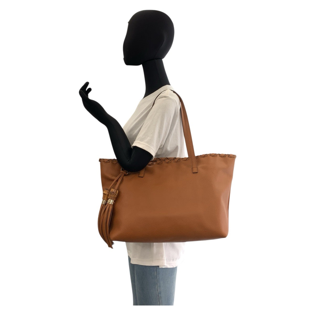 Gucci Bamboo Tassel 2way bag Leather