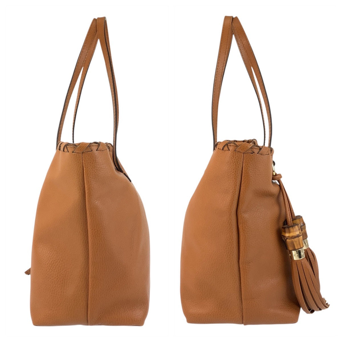 Gucci Bamboo Tassel 2way bag Leather