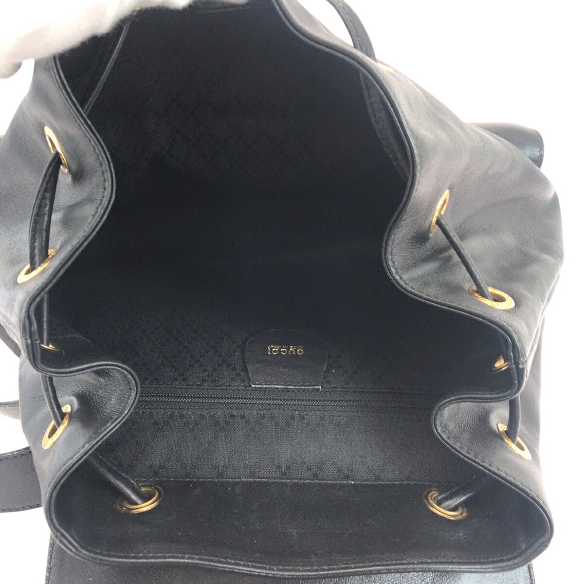 Gucci Bamboo Leather Backpack