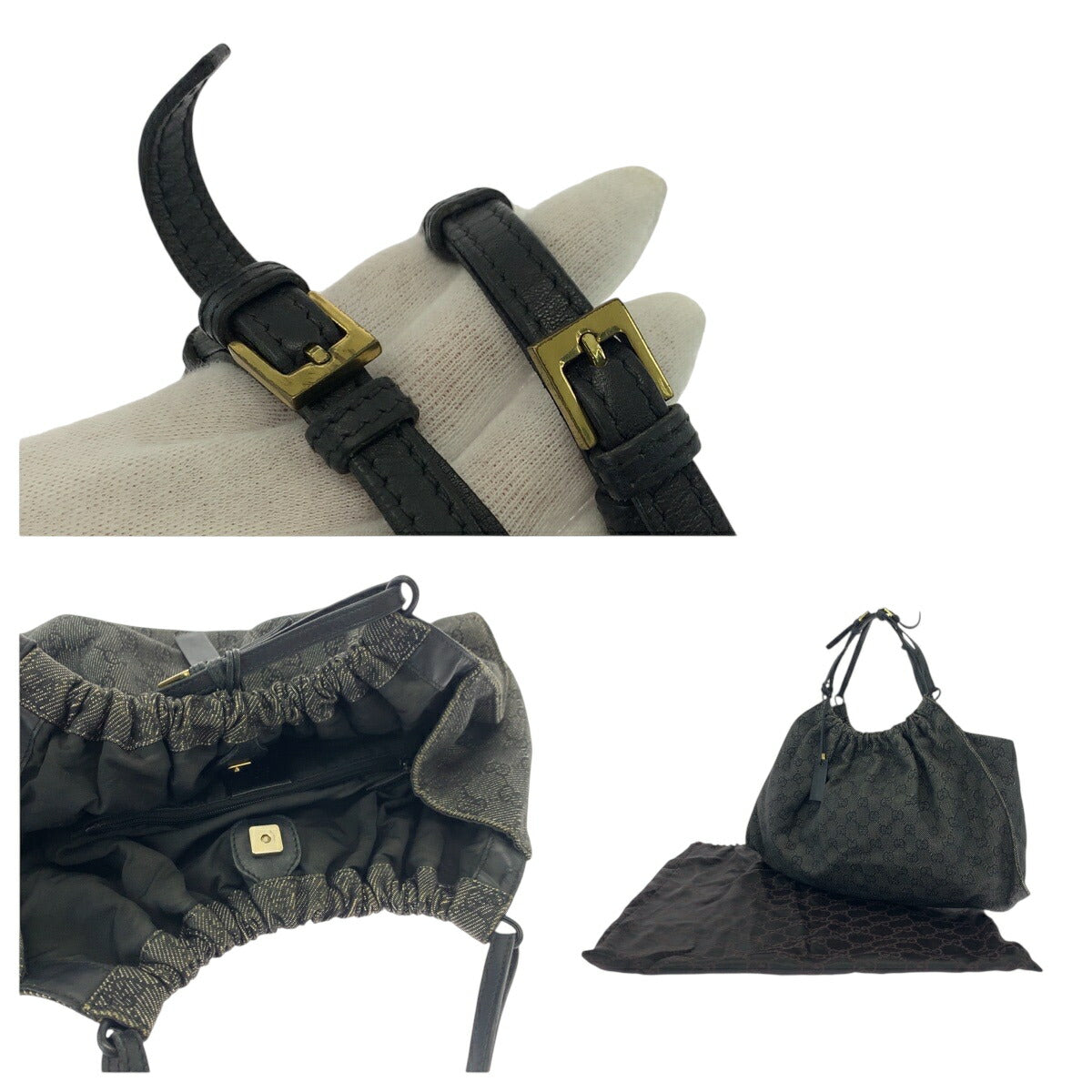 Gucci 76554 Canvas Tote Bag