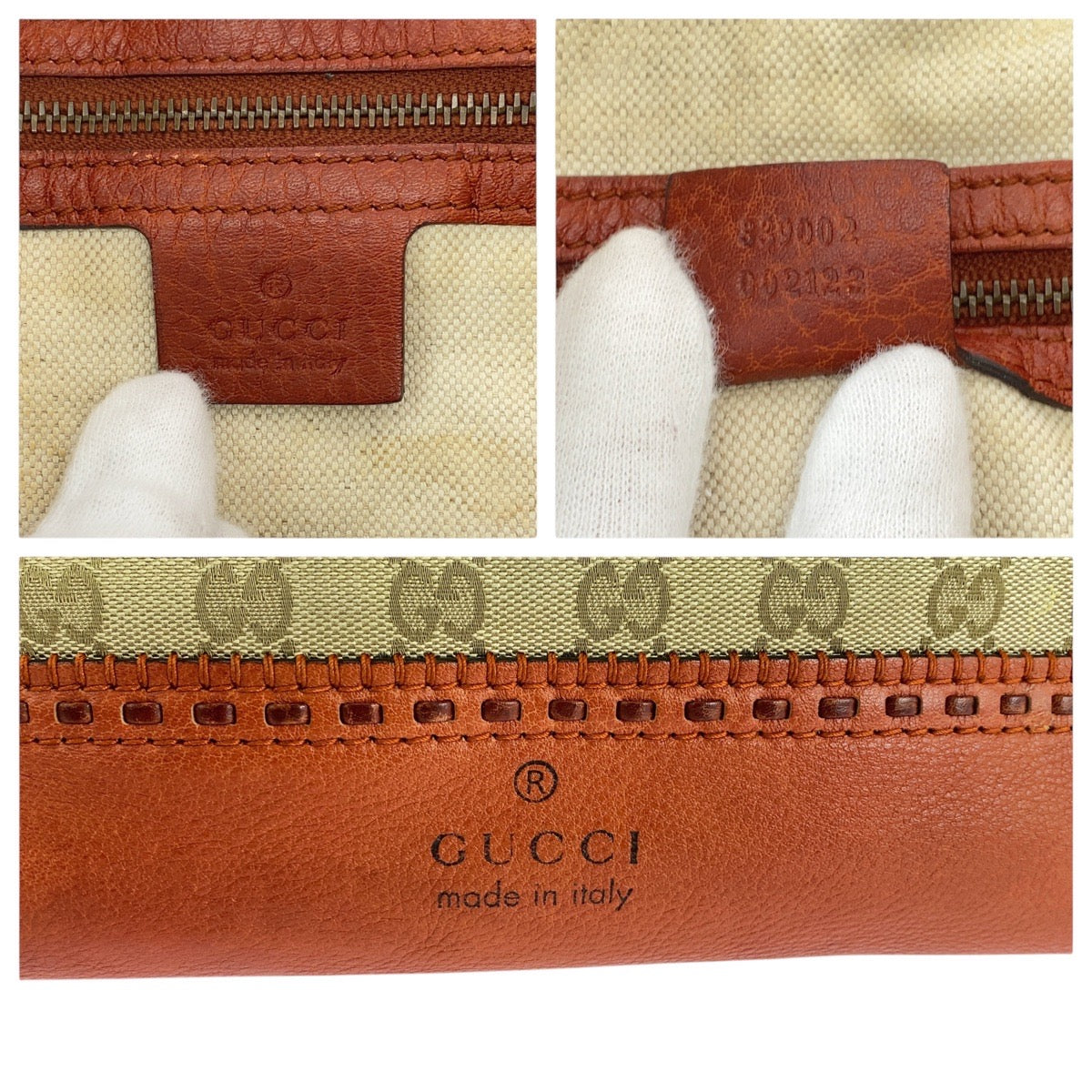 Gucci Bamboo GG Canvas 2way Bag