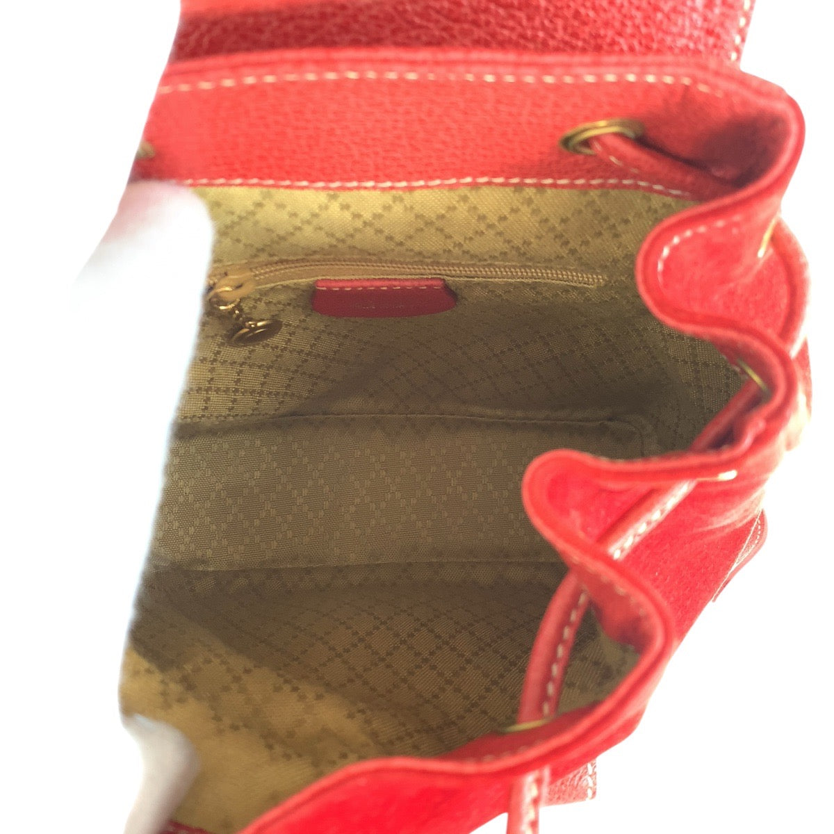 Gucci Bamboo Suede/Leather Backpack