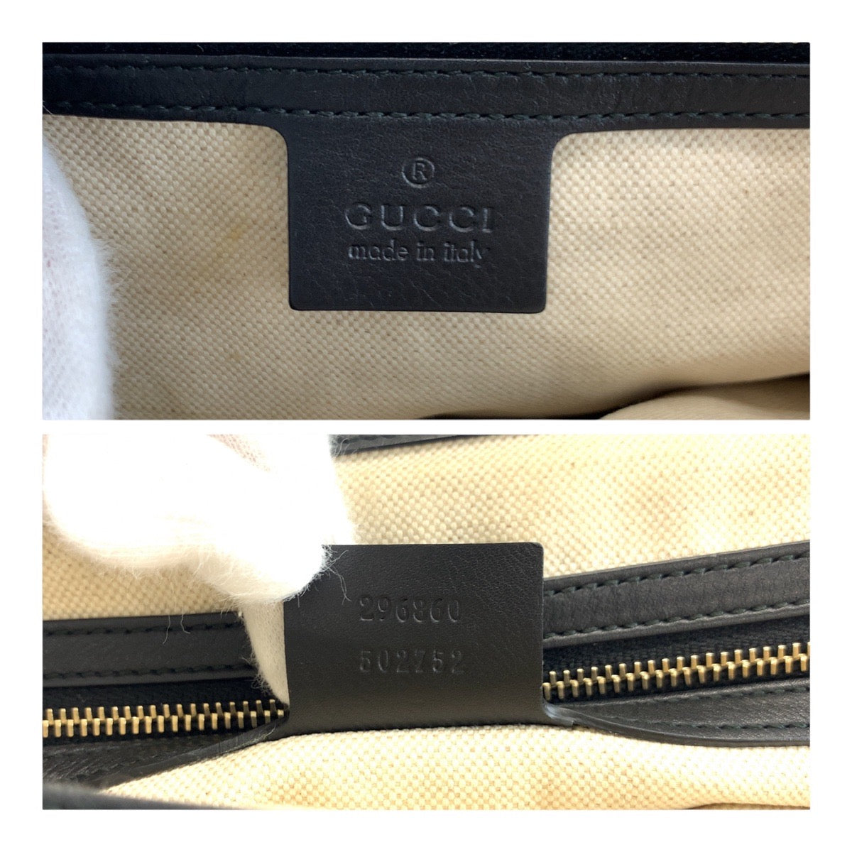 Gucci Bamboo Leather Handbag