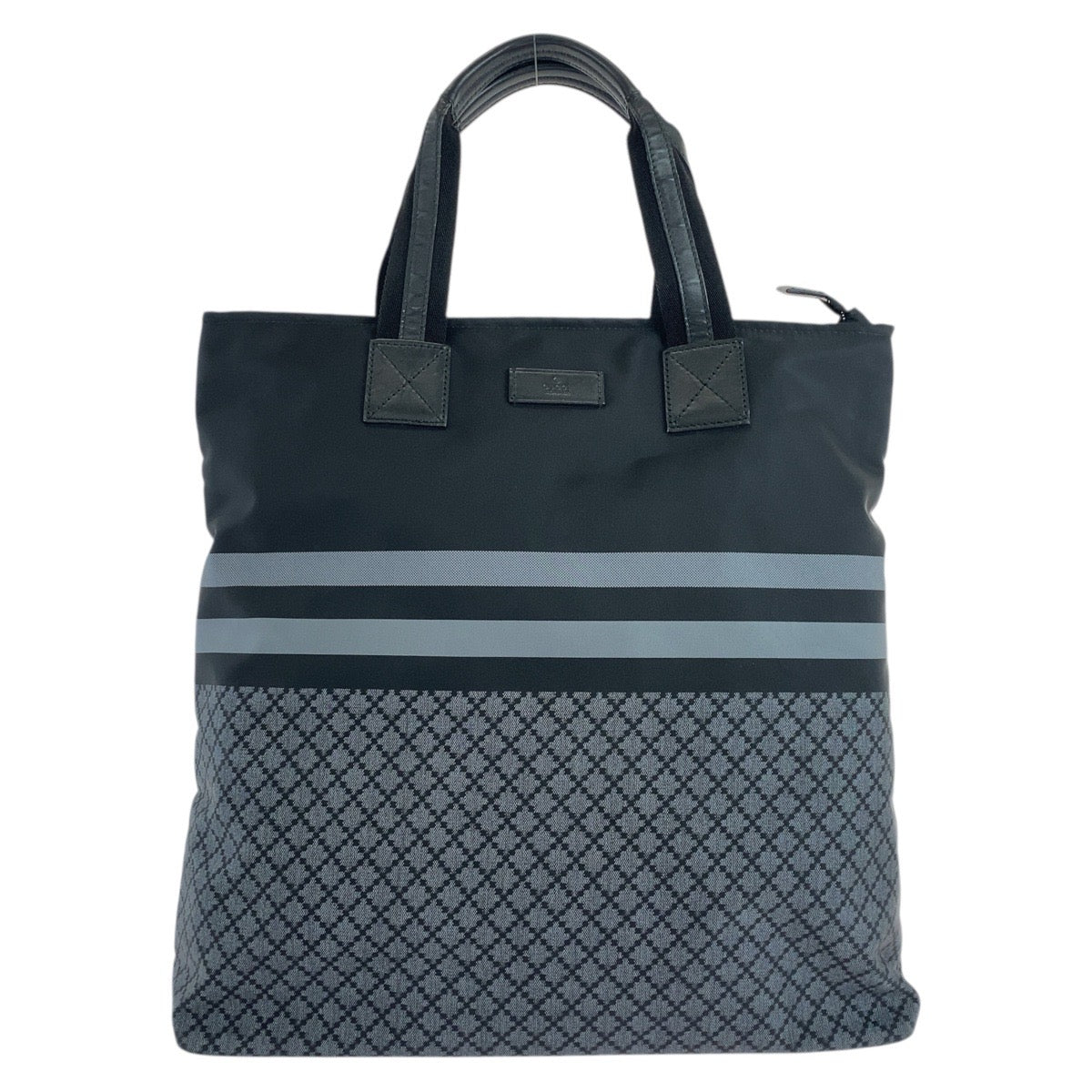 Gucci Diamante Shearling Line Nylon Leather 2way Bag