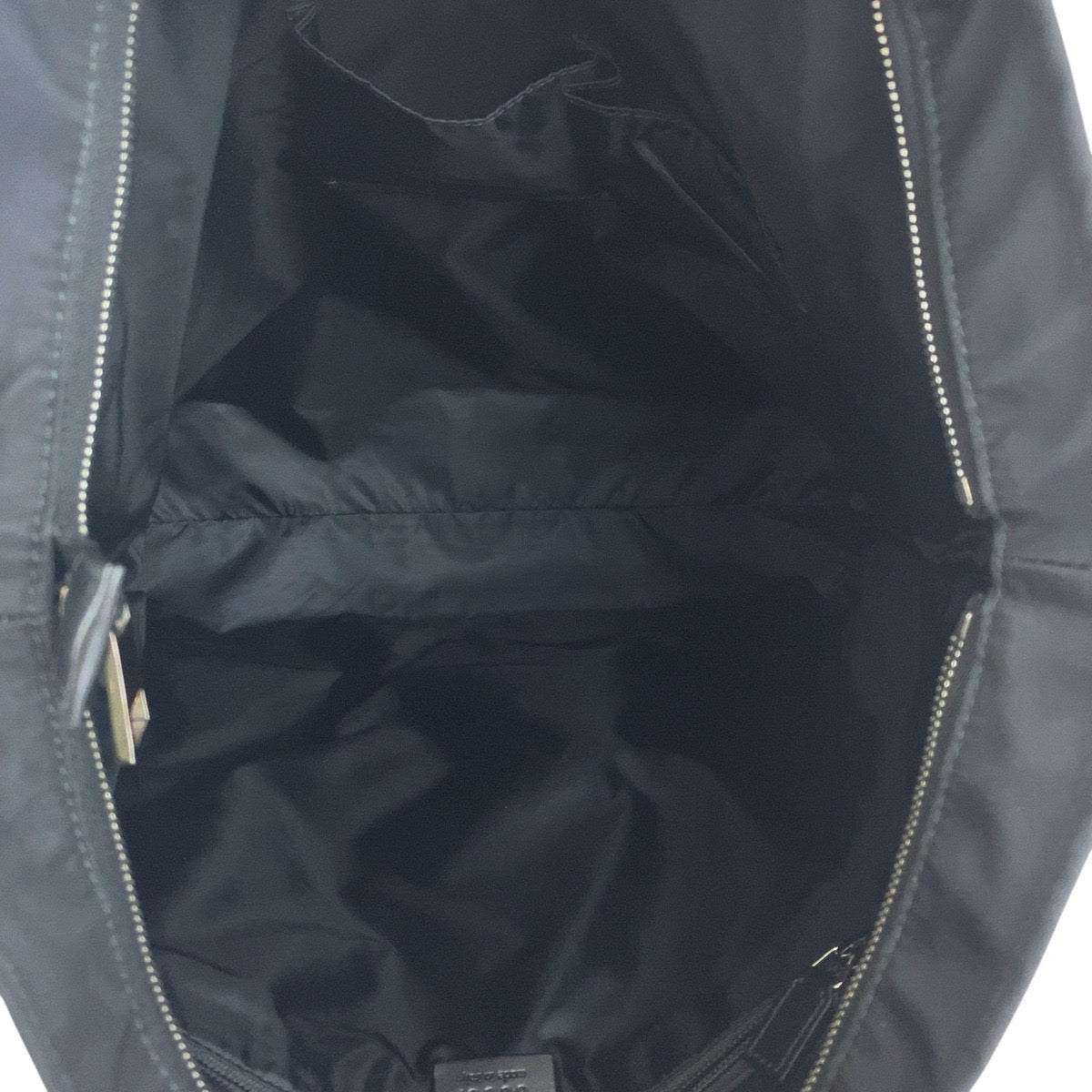 Gucci Diamante Shearling Line Nylon Leather 2way Bag