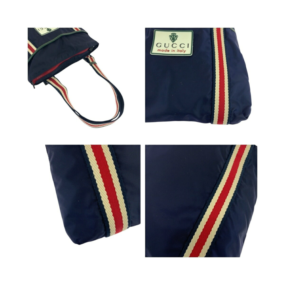 Gucci Crest Nylon Shoulder Bag