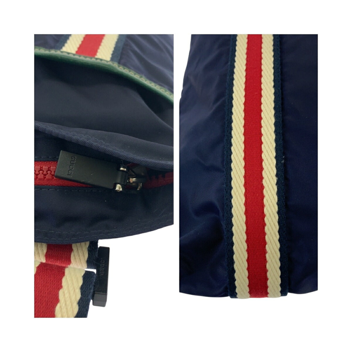 Gucci Crest Nylon Shoulder Bag