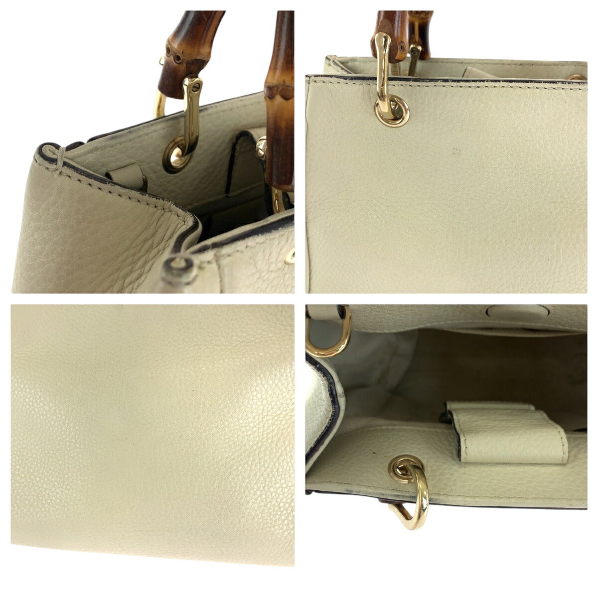 Gucci Bamboo Leather Handbag