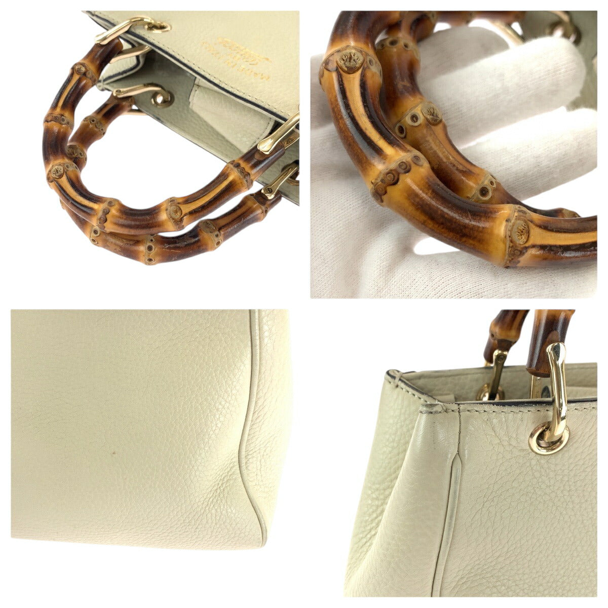Gucci Bamboo Leather Handbag