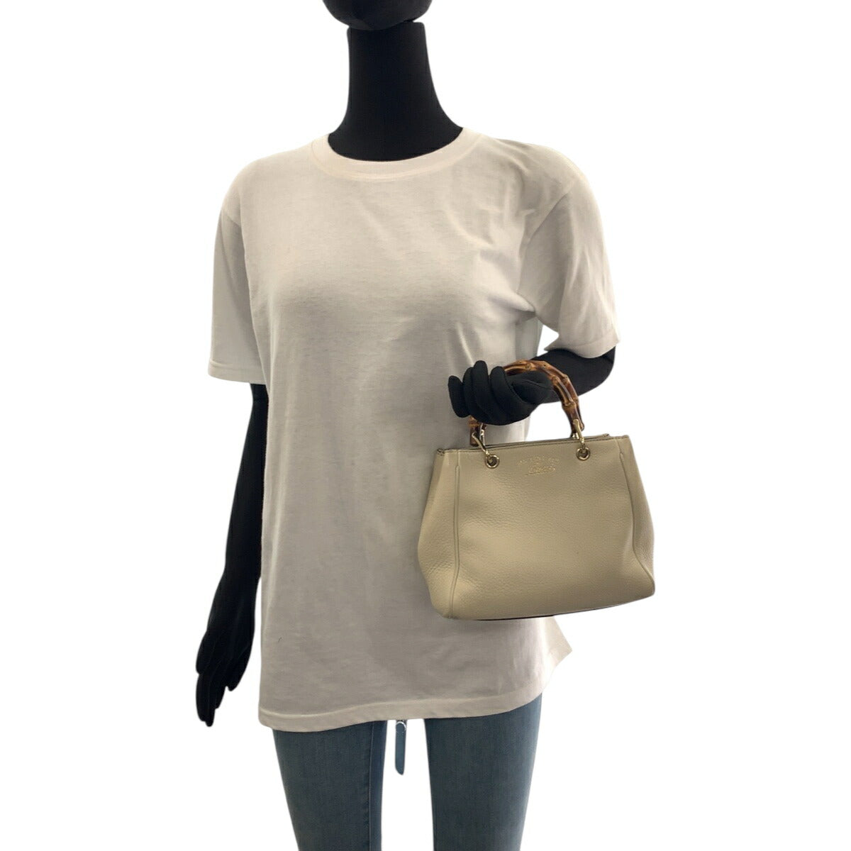 Gucci Bamboo Leather Handbag