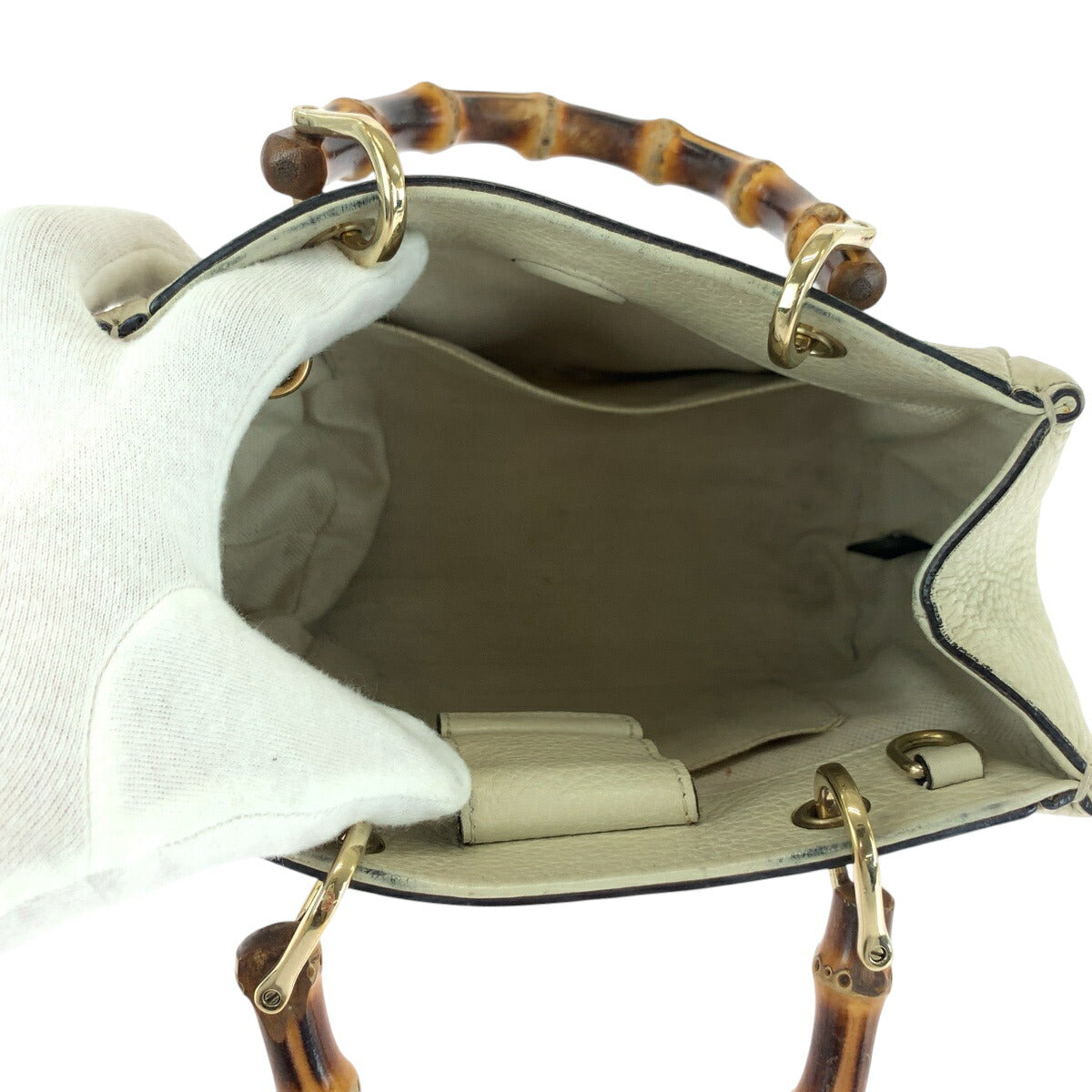 Gucci Bamboo Leather Handbag