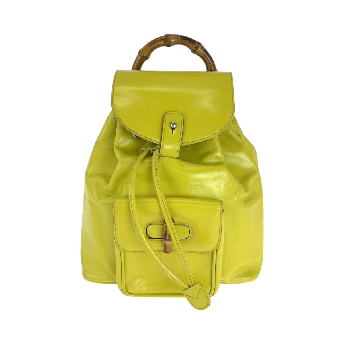 Gucci Bamboo Leather Backpack