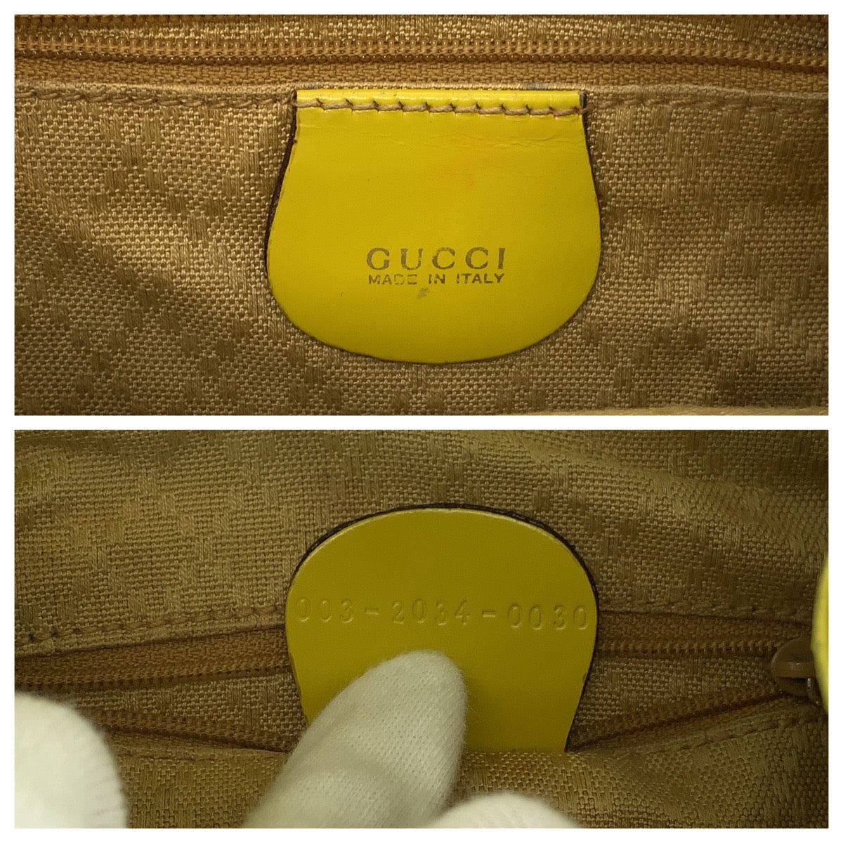 Gucci Bamboo Leather Backpack