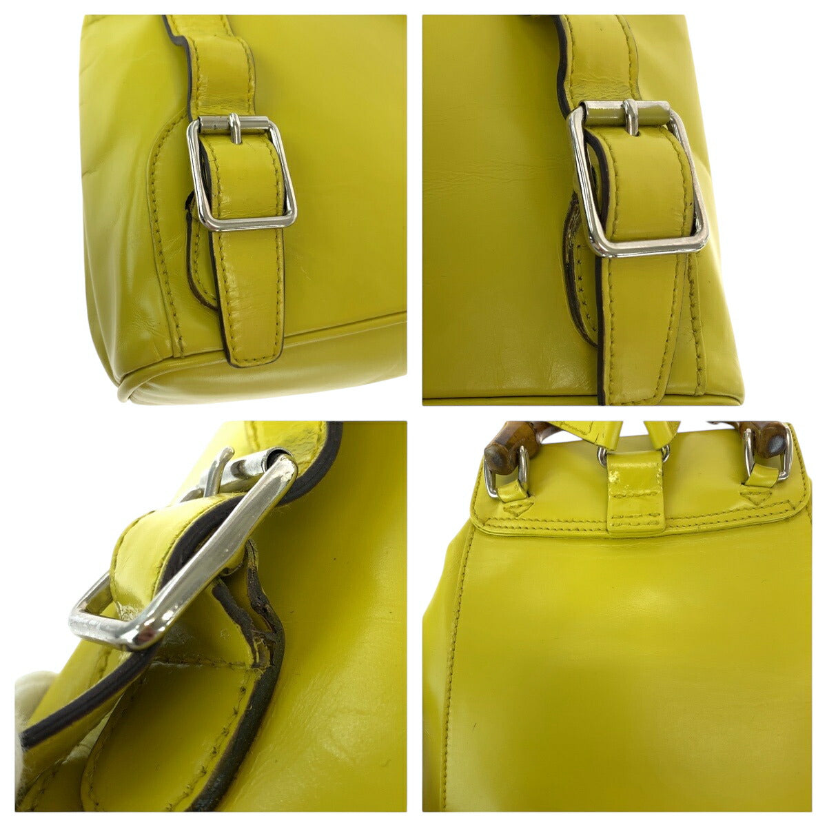 Gucci Bamboo Leather Backpack