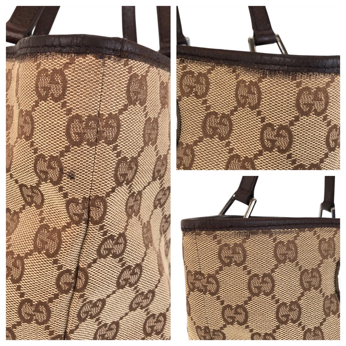 Gucci 120336 GG Canvas 2way Bag