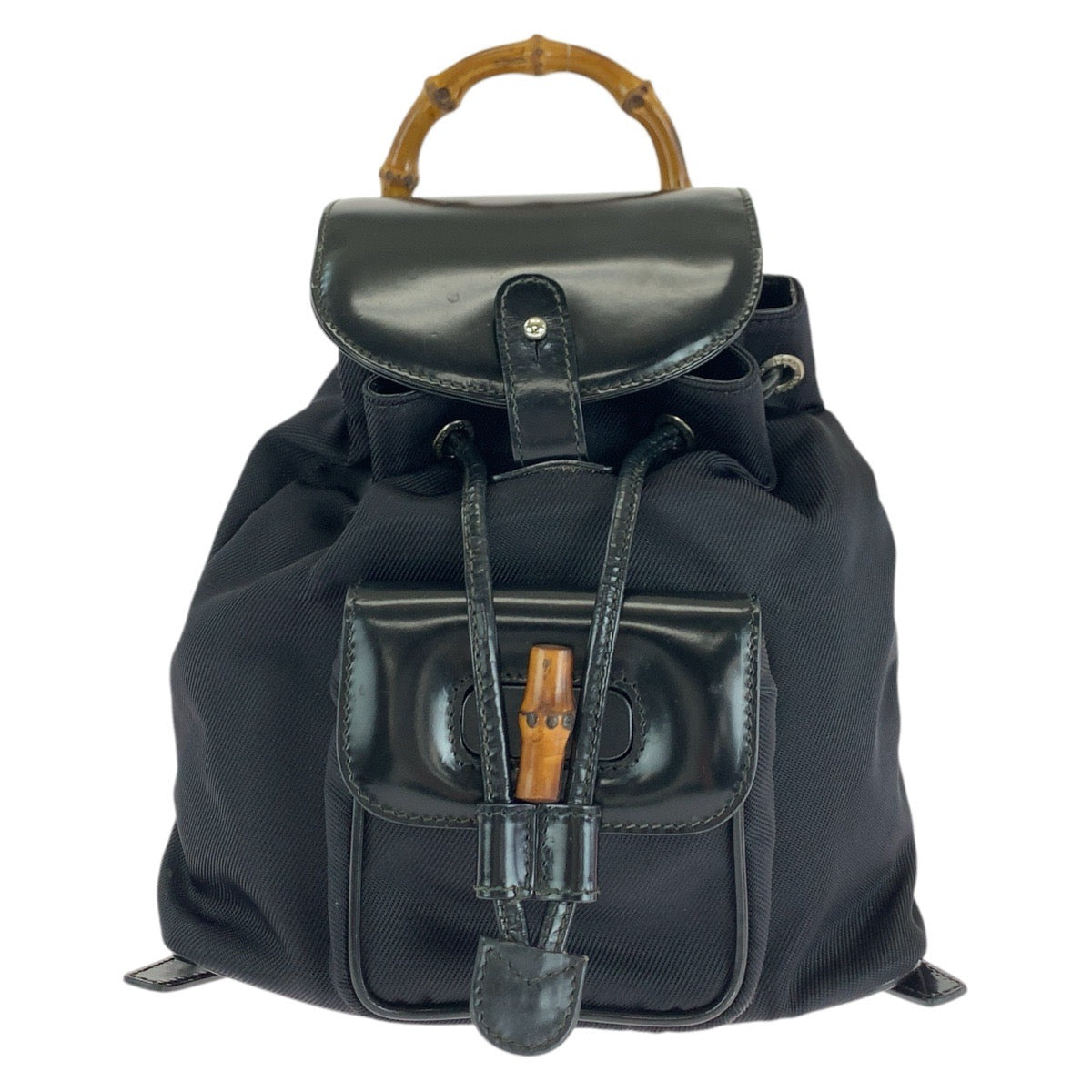 Gucci Bamboo Leather Backpack