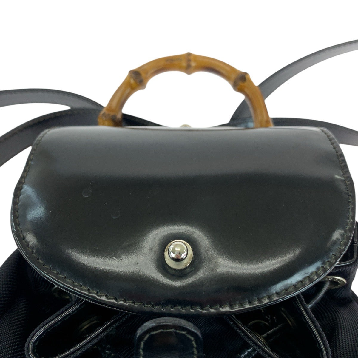 Gucci Bamboo Leather Backpack