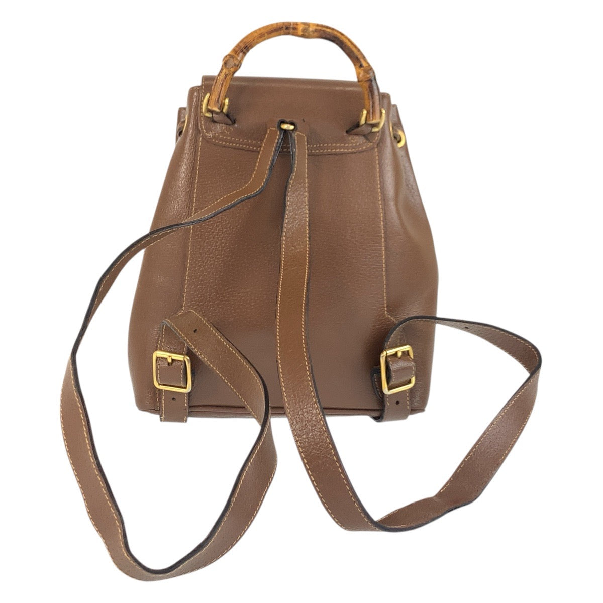 Gucci Bamboo Leather Backpack