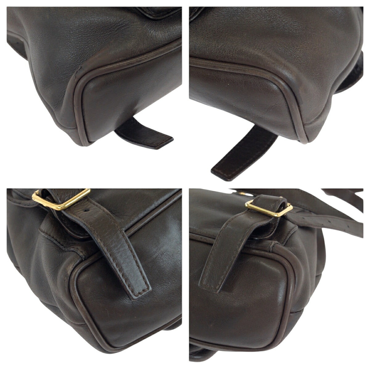 Gucci Bamboo Leather Backpack