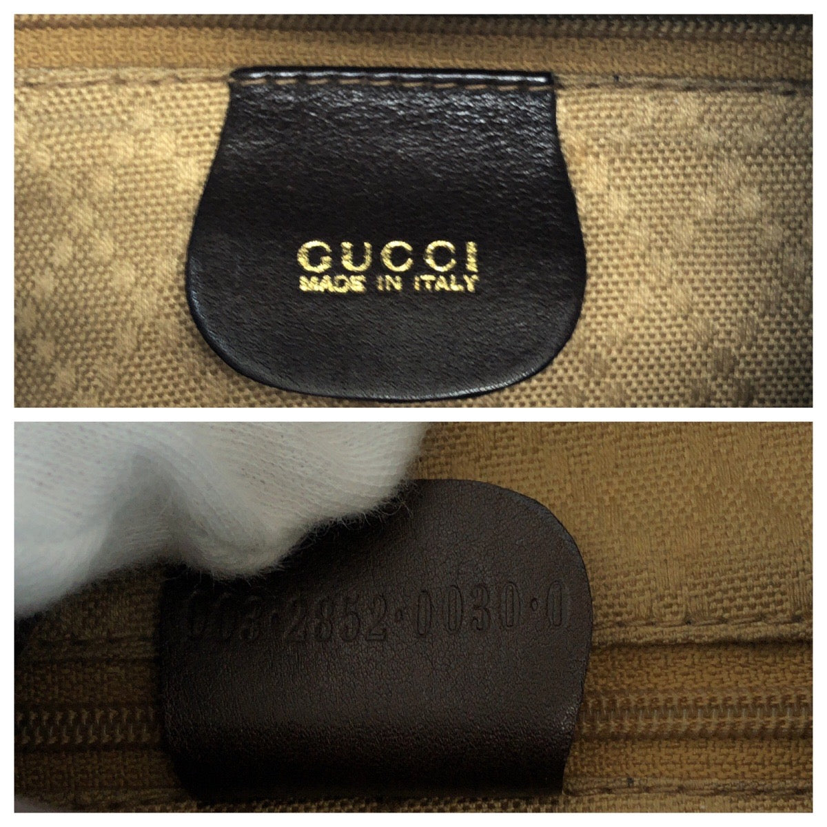 Gucci Bamboo Leather Backpack