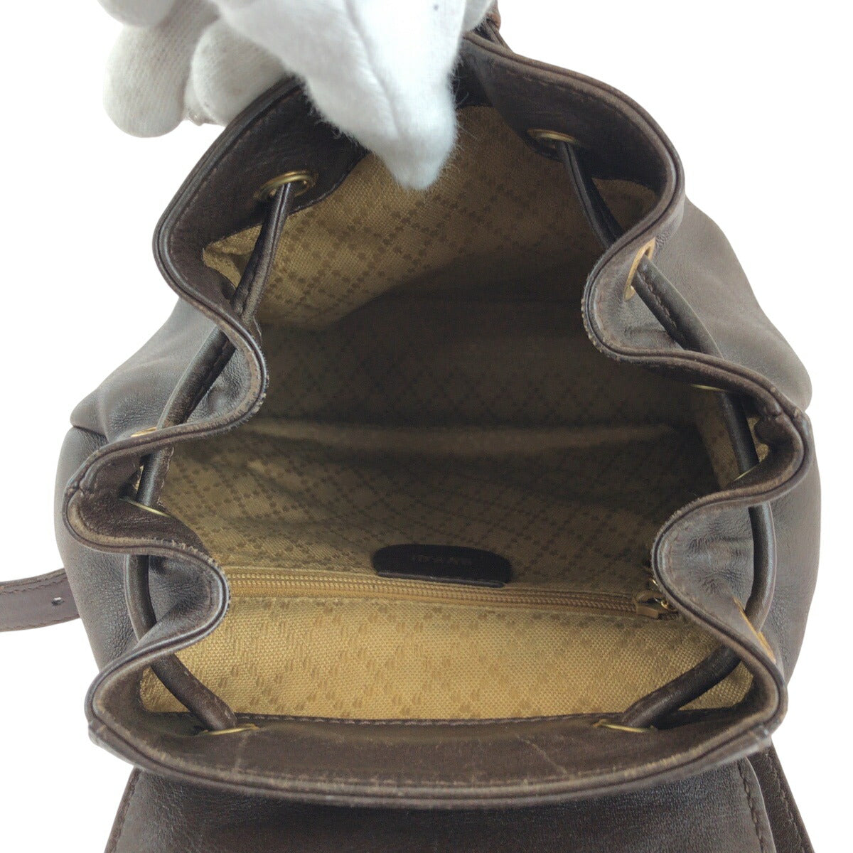 Gucci Bamboo Leather Backpack