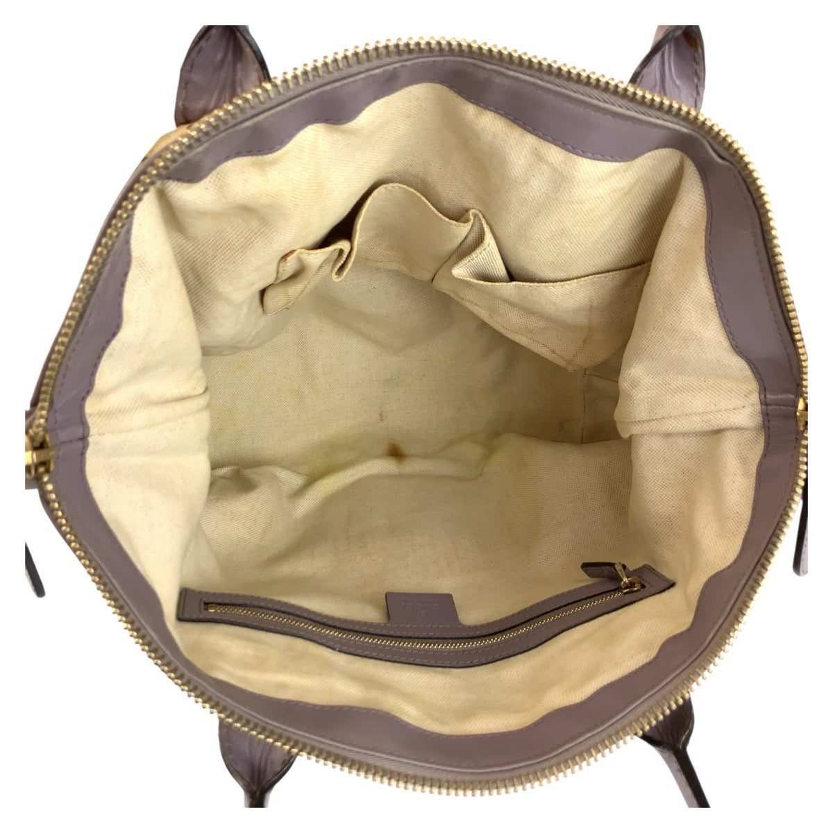 Gucci Bamboo Heart GG Canvas Leather 2way Bag