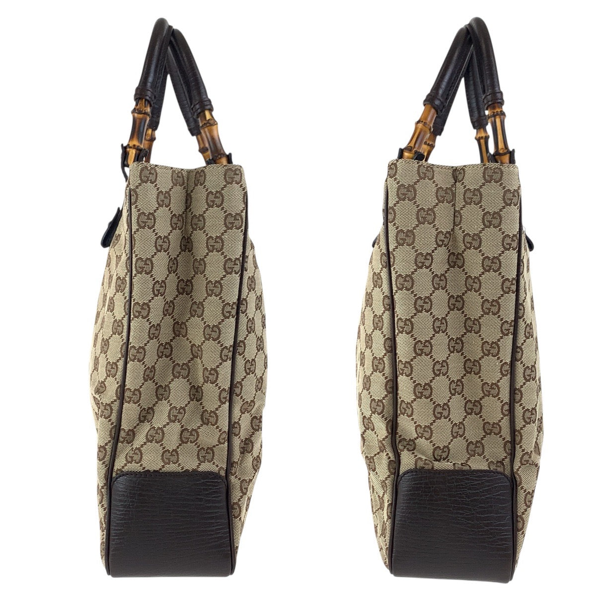 Gucci Bamboo GG Canvas Tote Bag
